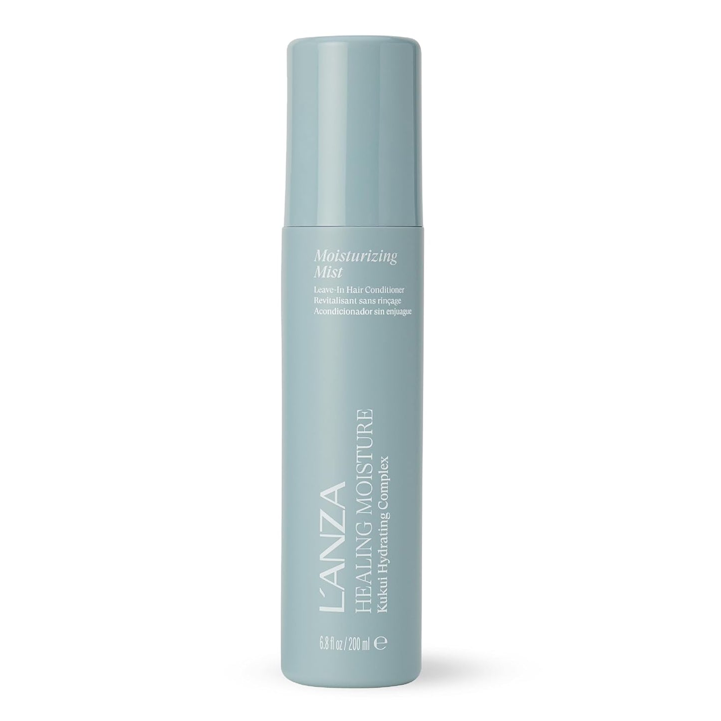 L'ANZA Healing Moisture Mist Leave-In Conditioner Spray - Hydrating, UV & Heat Protection, Color Safe | 6.8 Fl Oz