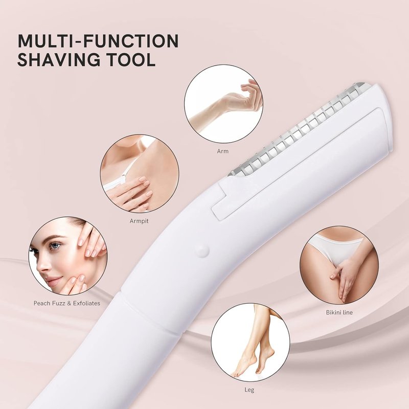 Eyebrow Razors w/Dermaplane Razors Set - Japanese Razors - Small Face Razors for Peach Fuzz and Fine Hair, Multipurpose Exfoliating Dermaplaning Tools for Women and Men