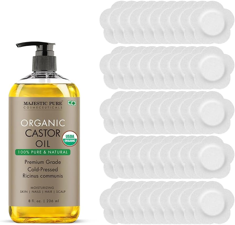 Natural Hair Growth Oil - 100% Pure Cold Pressed Argan & Vitamin E Oil for Eyelashes, Eyebrows, Skin, & Nails | 8 Fl Oz