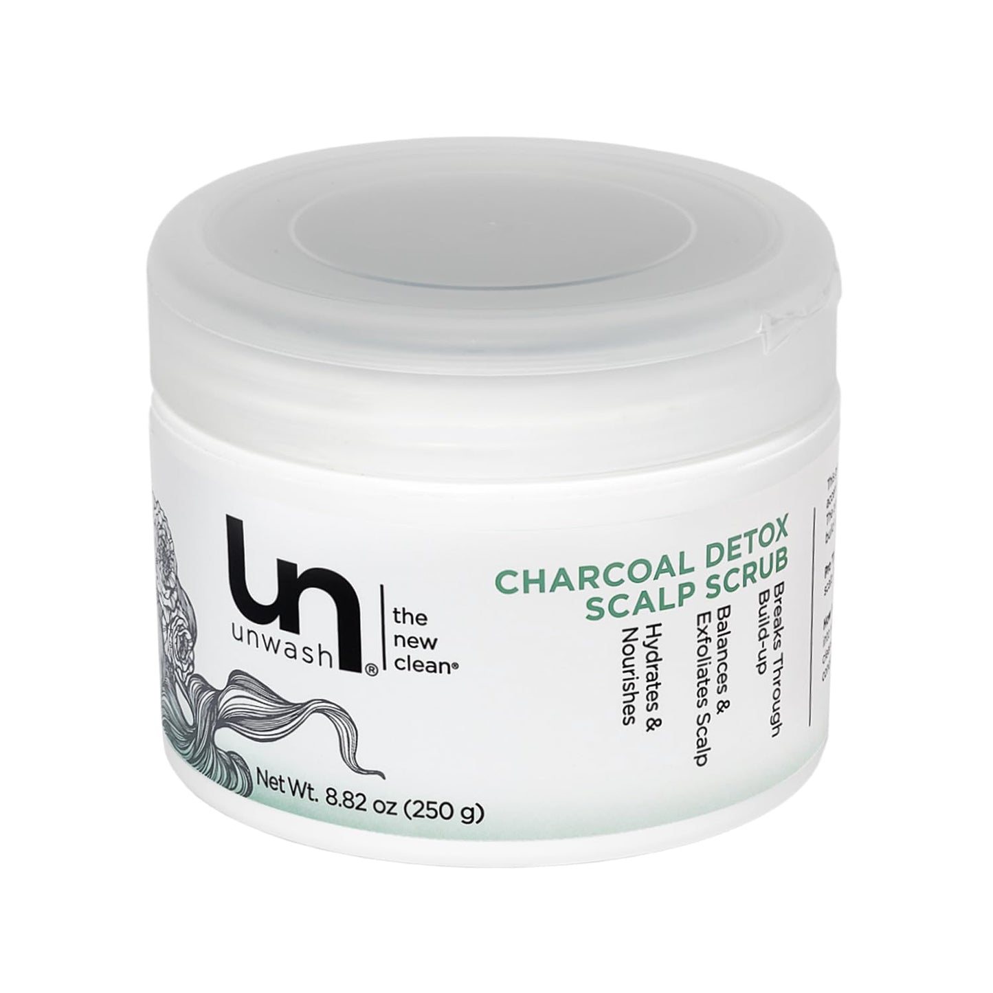 Charcoal Detox Scalp Scrub - Exfoliate & Rebalance Dry, Itchy Scalps | Paraben-Free, 8.82 oz
