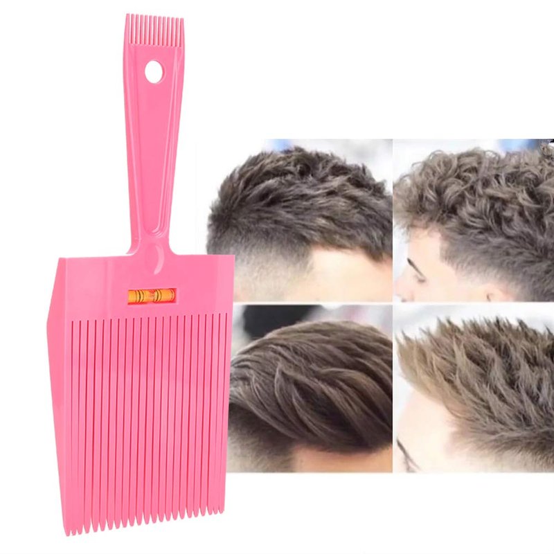 Hair Comb Flat Top Comb Haircut Level Comb Wide Tooth Hair Comb Styling Comb with Accurate Water Leveling System Hairdressing Tool