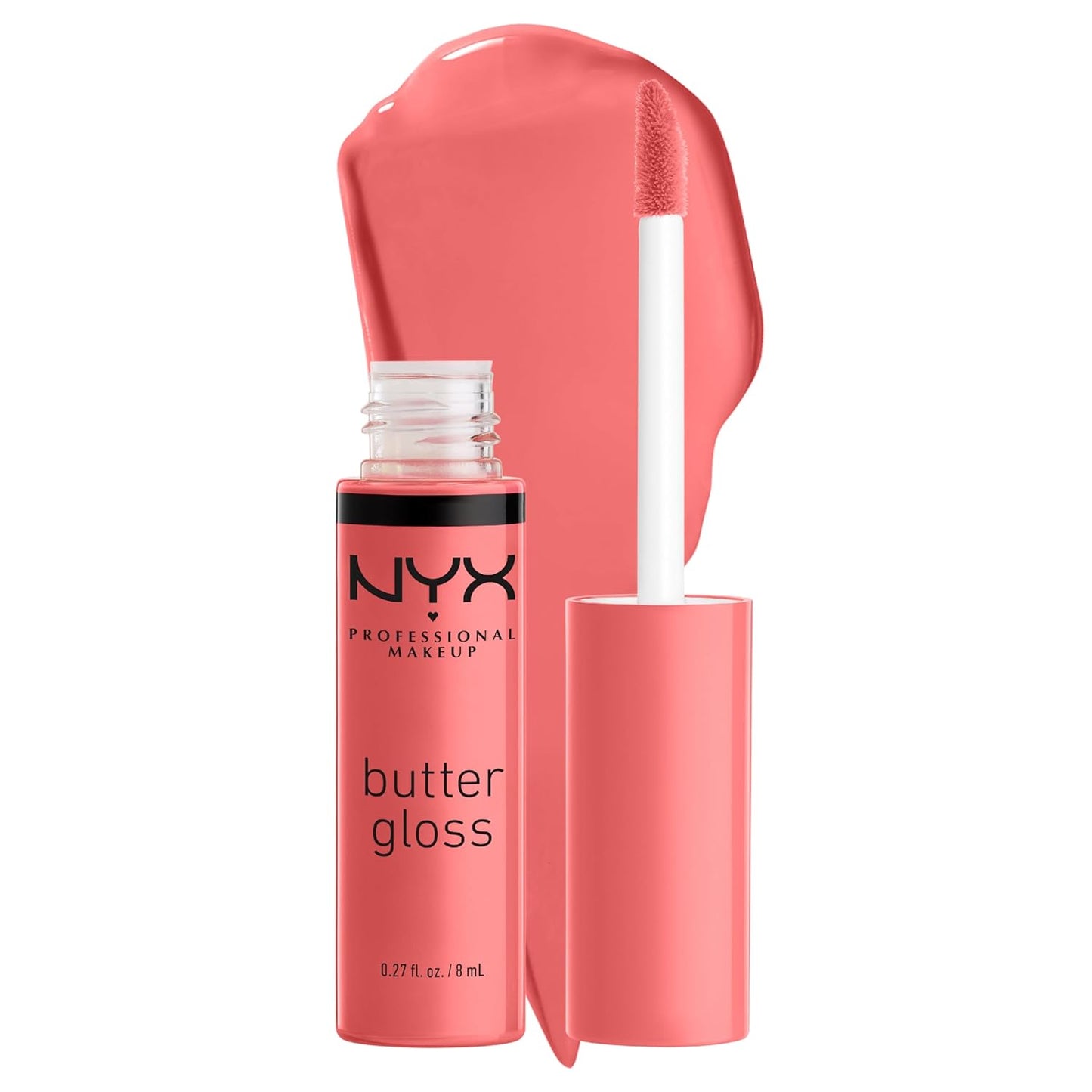 NYX Butter Gloss - Non-Sticky Lip Gloss Set | 3 Shades: Angel Food Cake, Creme Brulee, Madeleine