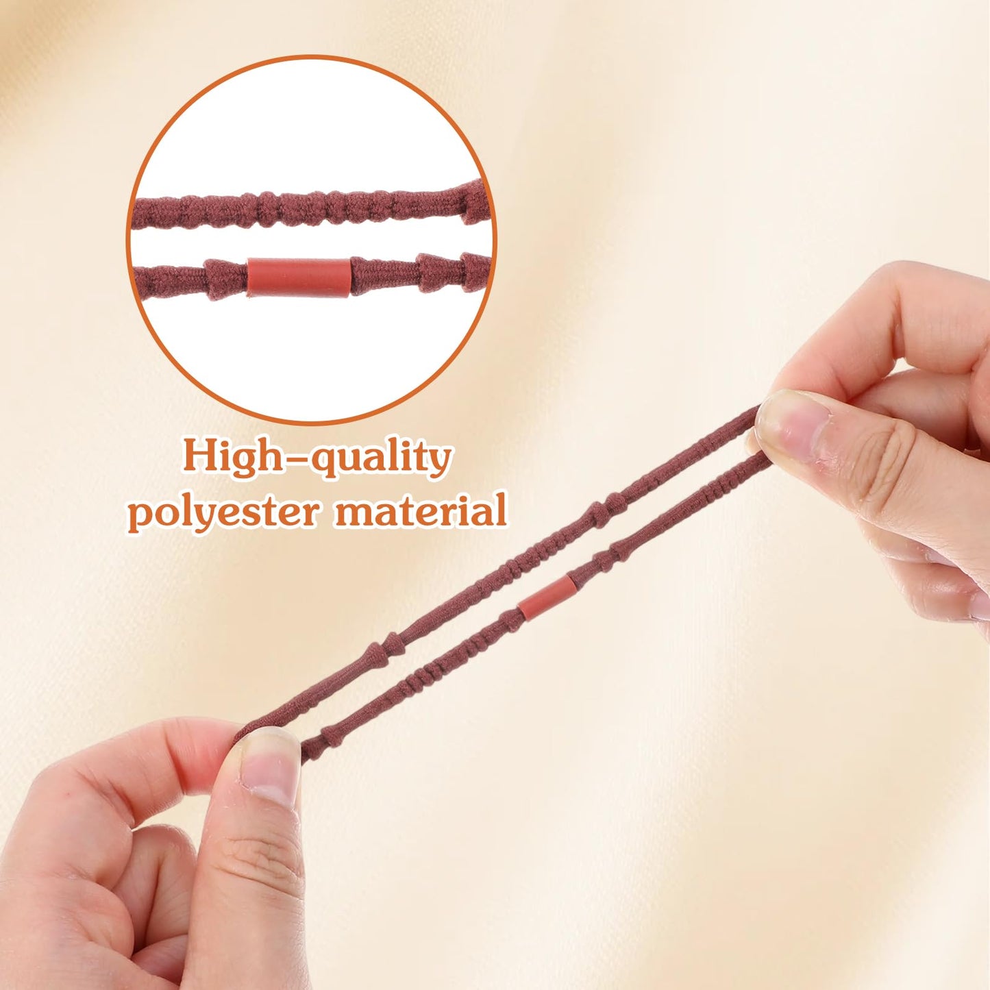 Ymapinc Hair Tie Bracelets for Women & Men - (20-Pack) Boho Ponytail Holders for Thick, Medium & Long Hair (10 Styles)