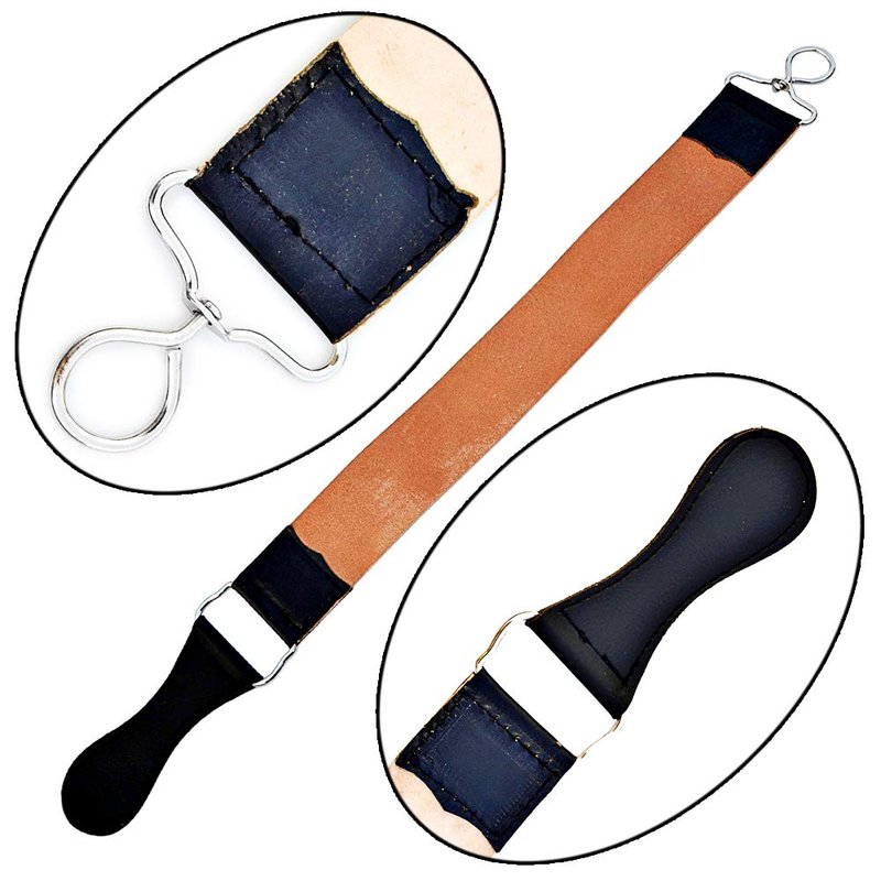 Damascus Steel Straight Razor Folding Razor With Shaving Ready Classic Barber Blade Edge, Men Straight Razor, Leather Case + Strop, Close Shave, Great Gift R-79