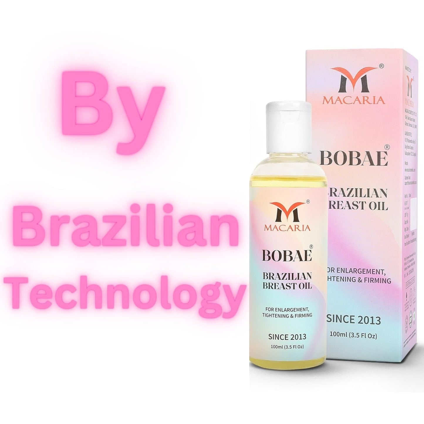 Brazilian Breast Tightening Oil - Firming & Toning Massage Gel for Enhanced Bust Size | Women's Breast Care