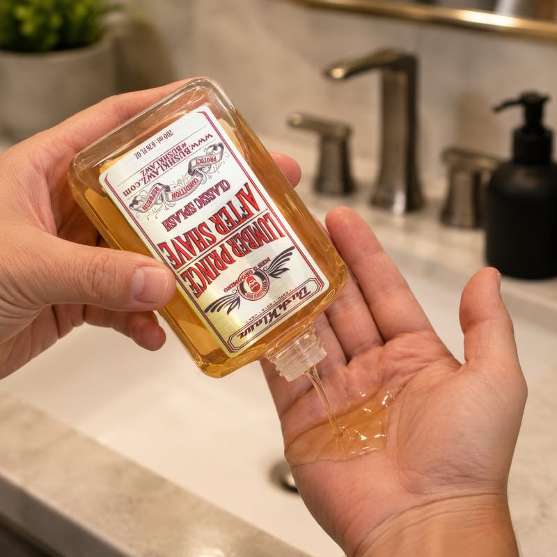 BushKlawz Lumber Aftershave Splash with Witch Hazel - 200ml