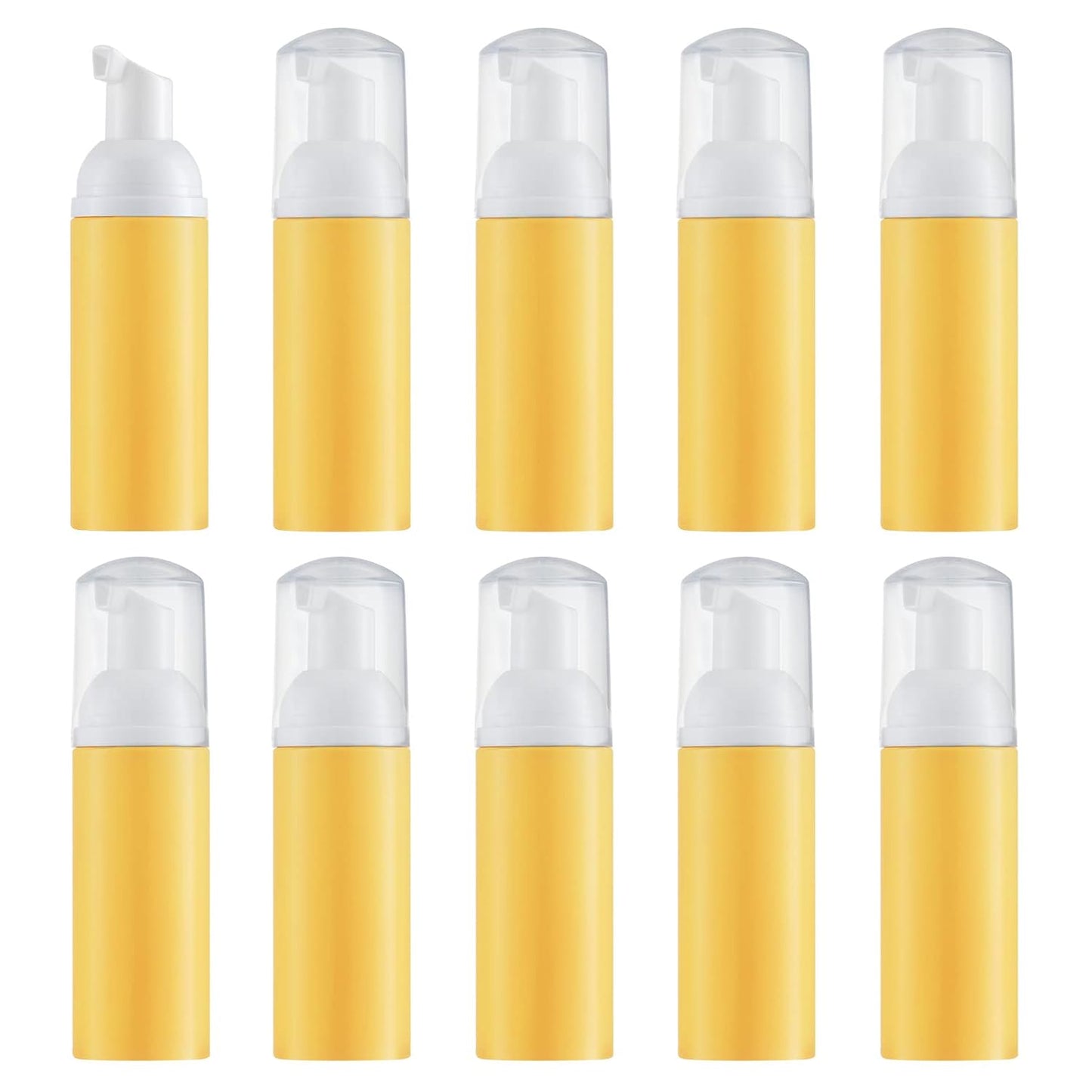 Foam Pump Bottle - Empty Travel Size Dispenser for Soap & Shampoo | Pink, 60ml, 3-Pack