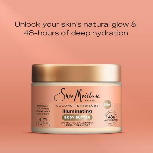SheaMoisture Coconut & Hibiscus Illuminating Body Butter 11.5oz
