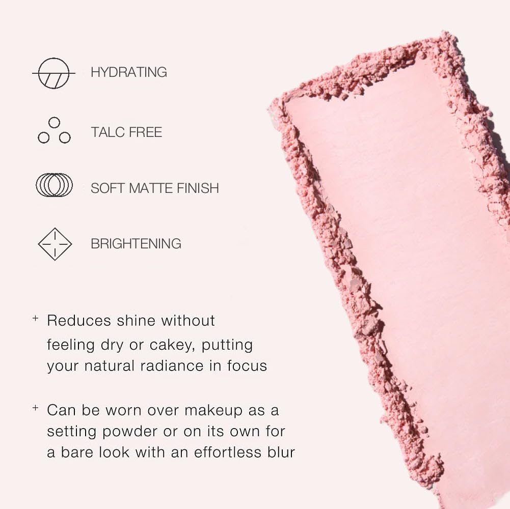 Jouer Soft Focus Brightening Powder, Pink Bright - Fair to Light Skin Tones | Lightweight Brightening Powder to Lift and Revive Skin, Face Makeup Foundation or Concealer
