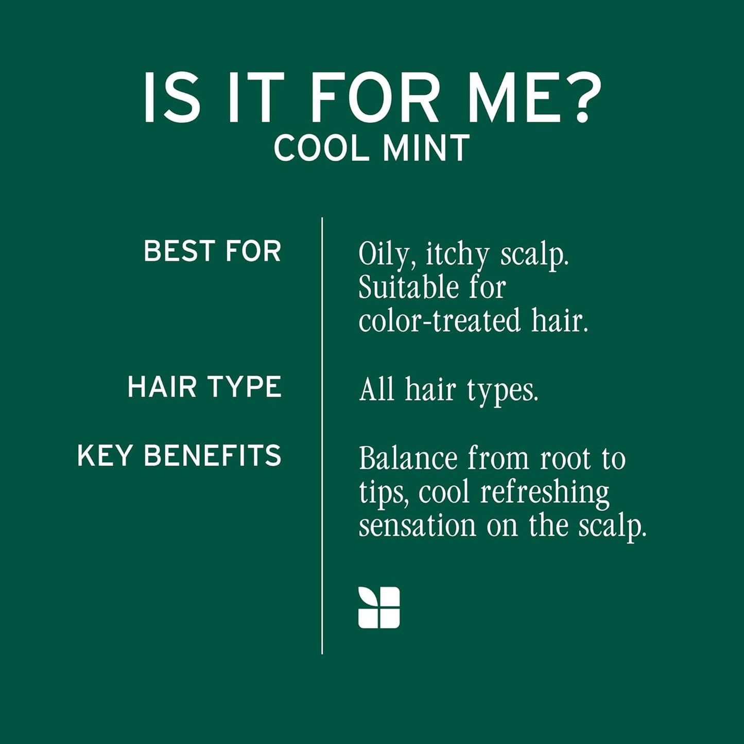 Biolage Cool Mint Shampoo - Refreshing Balancing Shampoo for Oily Scalp | Vegan, Paraben-Free, Mint & Glycerin Infused