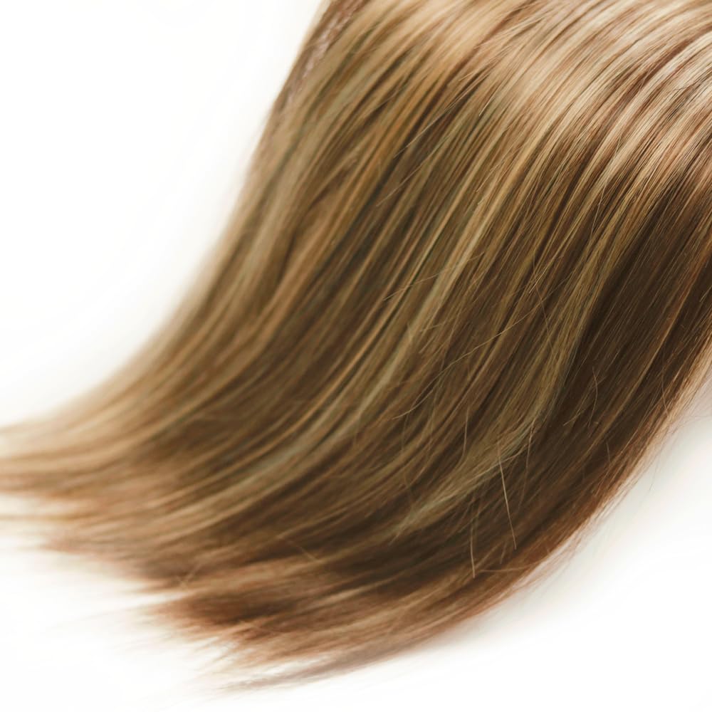 P30/613 Hilight Brown Bundles Human Hair Straight Bundles 22 22 22 Inch Blonde Straight Bundles Unprocessed Brazilian Virgin Hair 3 Bundle 100 Gram Per Bundle Deals Quick Weave Hair Extensions