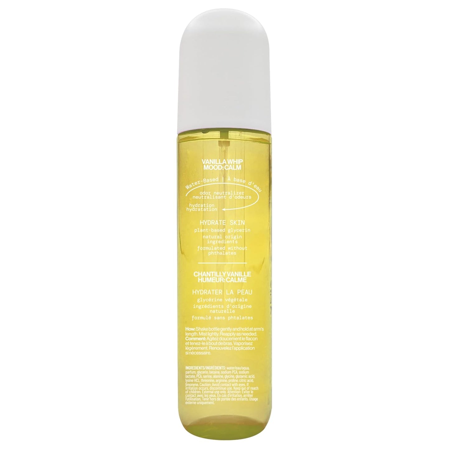 Pacifica Vanilla Whip Body Mist - Sweet Gourmand Hair & Body Fragrance Spray | Hydrating, Odor Neutralizing | Vegan 5oz