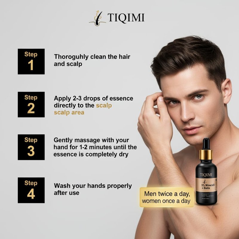 Minoxidil Hair Regrowth Treatment Foam - 5% Formula with Biotin & Rosemary Oil for Thicker, Fuller Hair | Unisex
