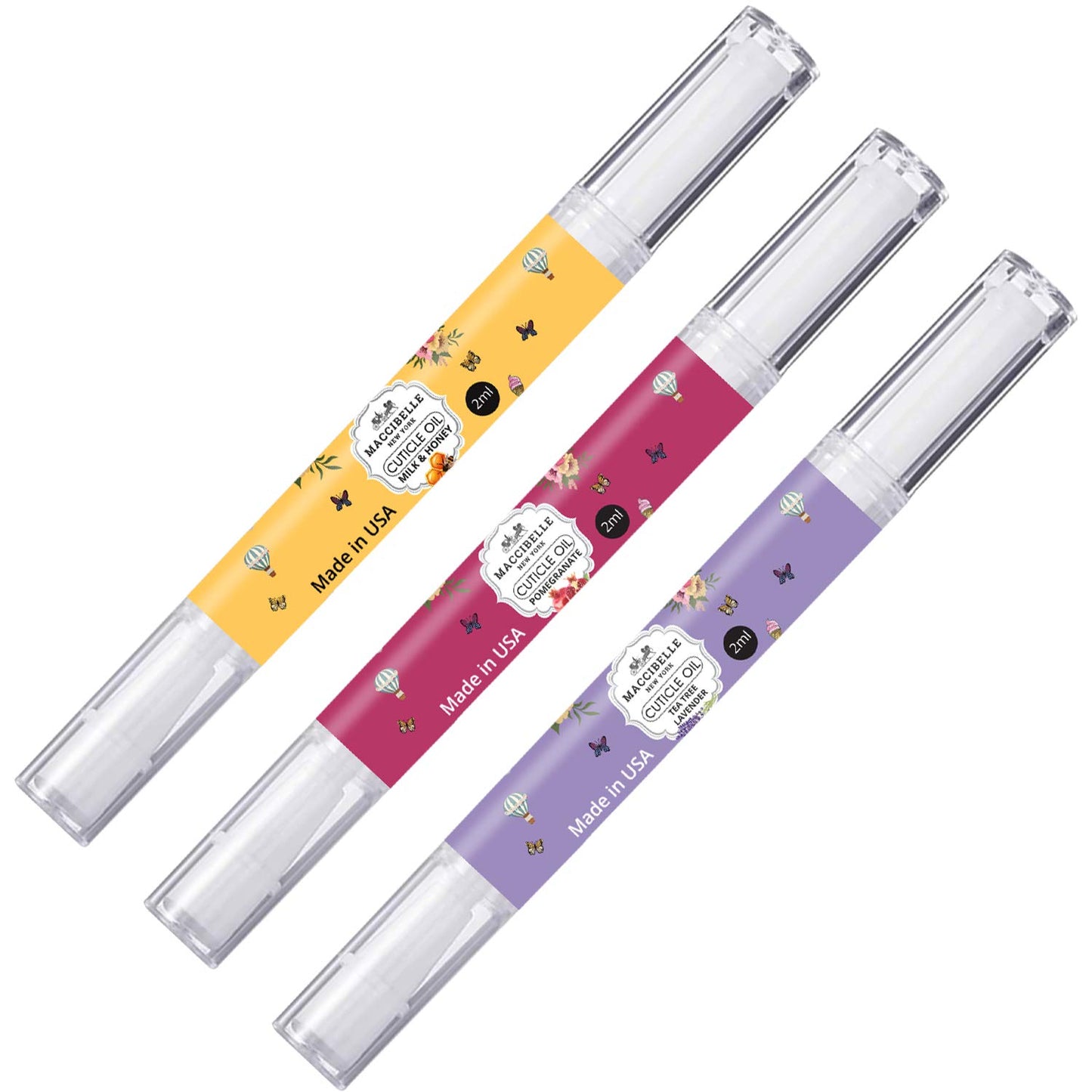 Cuticle & Nail Oil Pen - Nourishing Milk & Honey + Lavender Formula | 2ml for Dry, Cracked Cuticles
