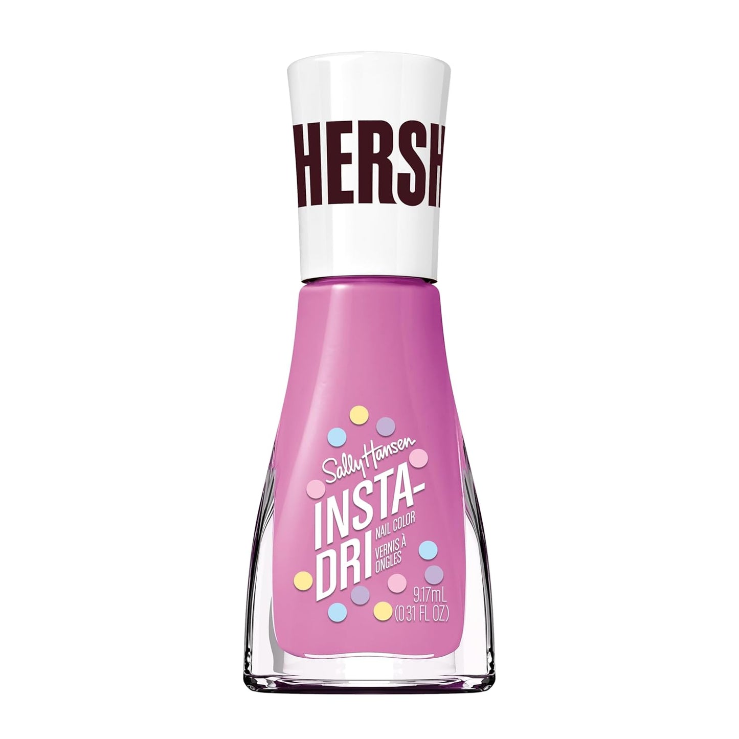 Sally Hansen Nail Polish - Dragon Fruit Crush | Quick-Dry Satin-Matte Finish, One-Coat Application, 0.31oz