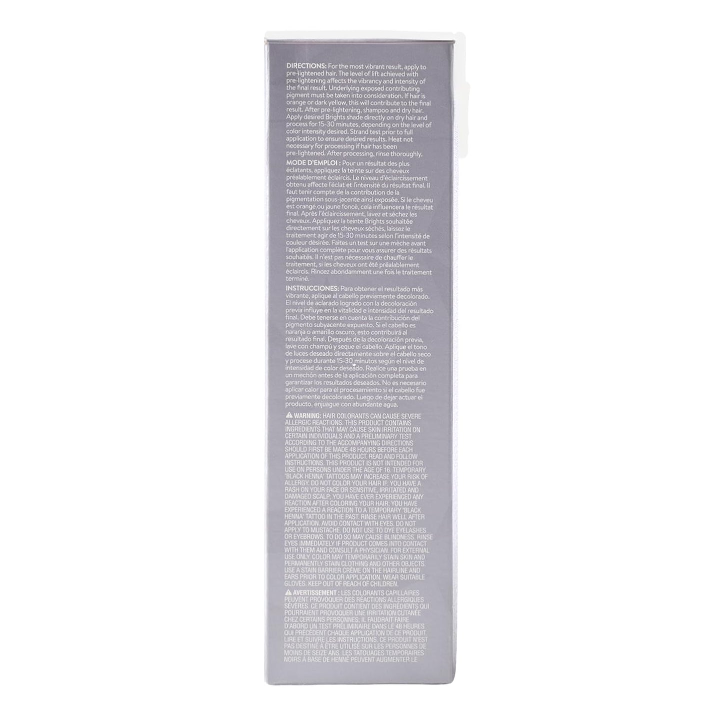 Brights Semi-Permanent Hair Color - Violet Gray | Vibrant, Long-Lasting Shade