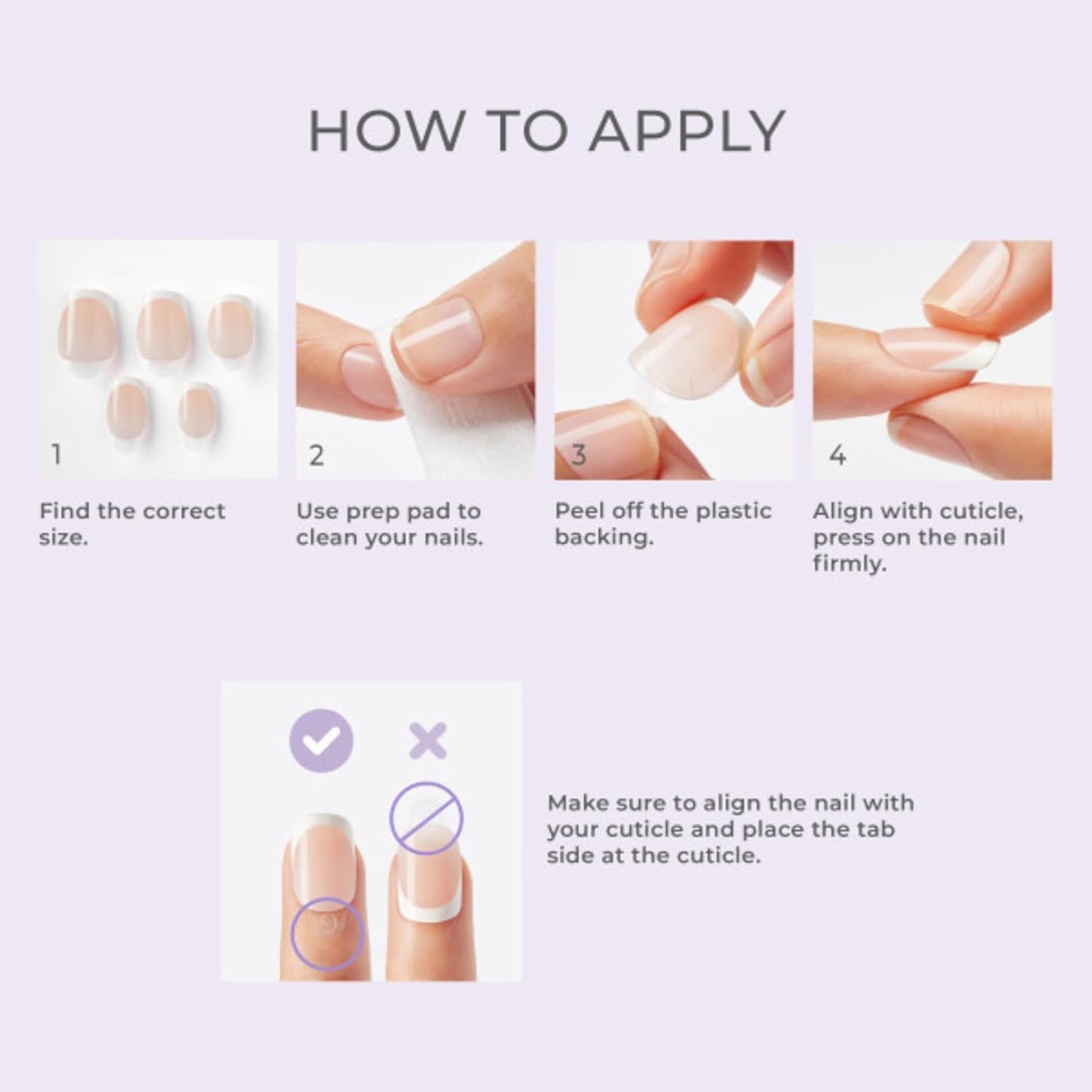Kiss Impress No Glue Mani Press-On Nails - 'This Feeling' Pink Squoval Design | Petite Size, 30 Nails Included