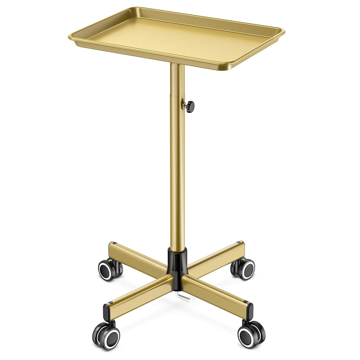 Salon Tray for Hair Stylists - Rolling Tattoo Tray Cart with Wheels | Mobile Trolley