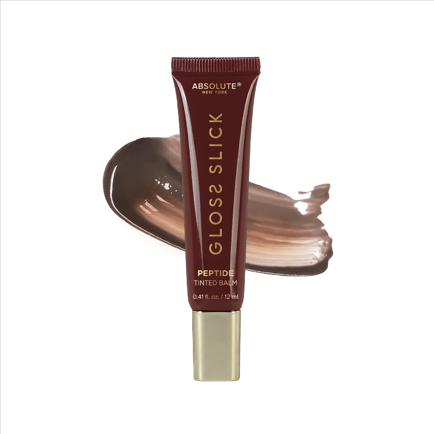 Gloss Slick Peptide Tinted Balm - Hydrating & Weightless Lip Balm for Soft, Plump Lips | Strawberry Crush