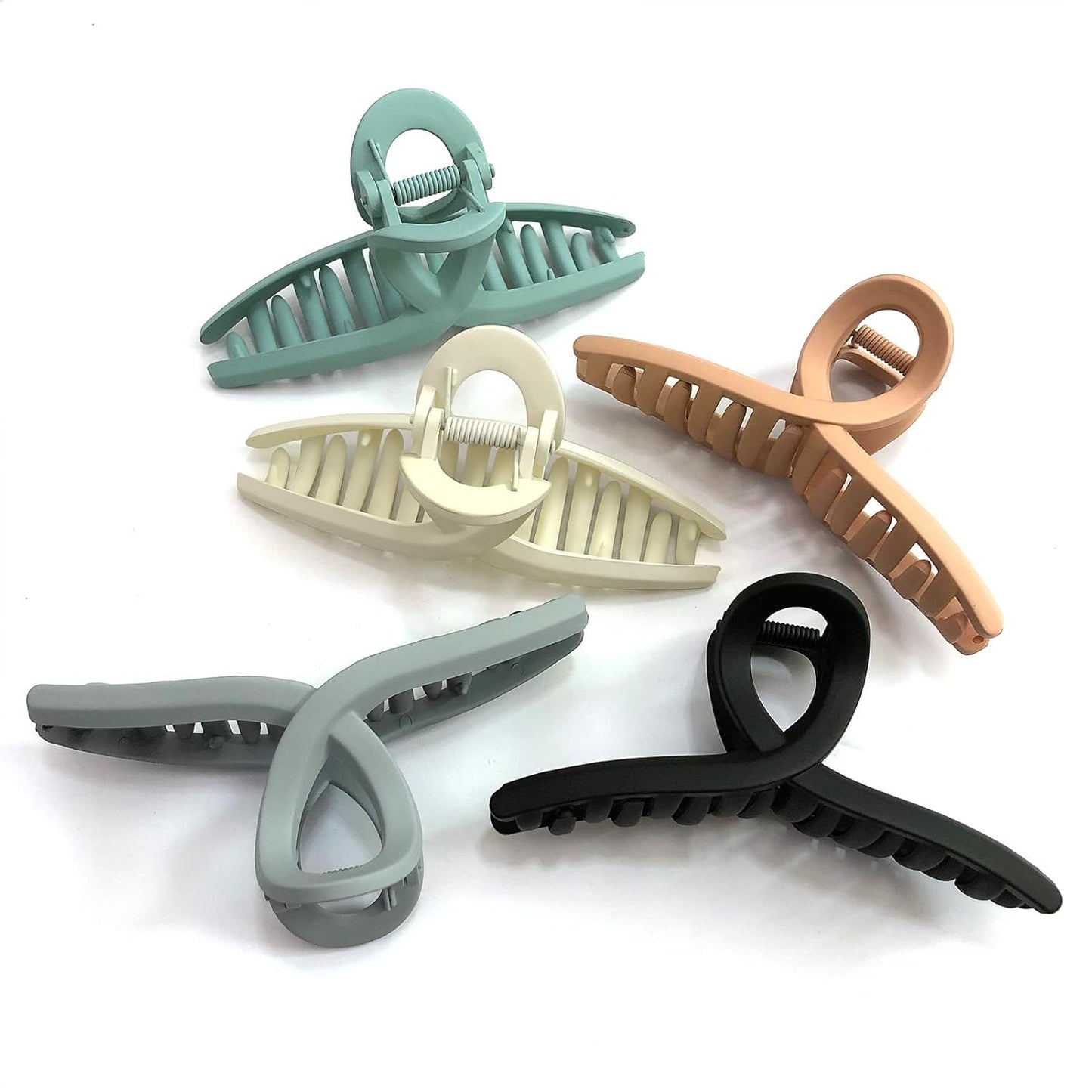 Extra Large Claw Clips - 5 Inch Jumbo No Slip Hair Clips for Thick Long Curly Hair | 2 Pack