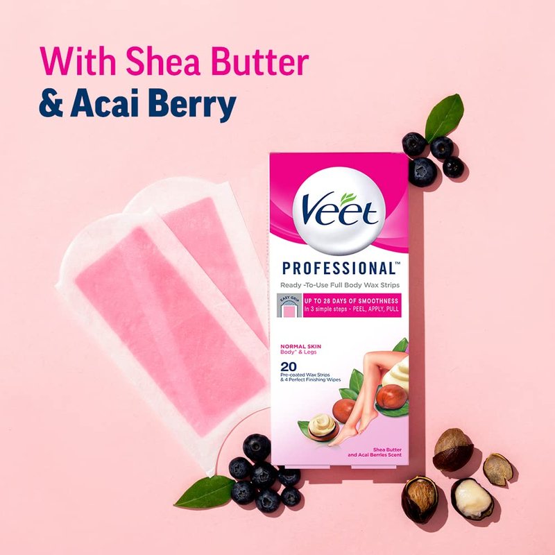 Veet Full Body Waxing Kit for Normal Skin,