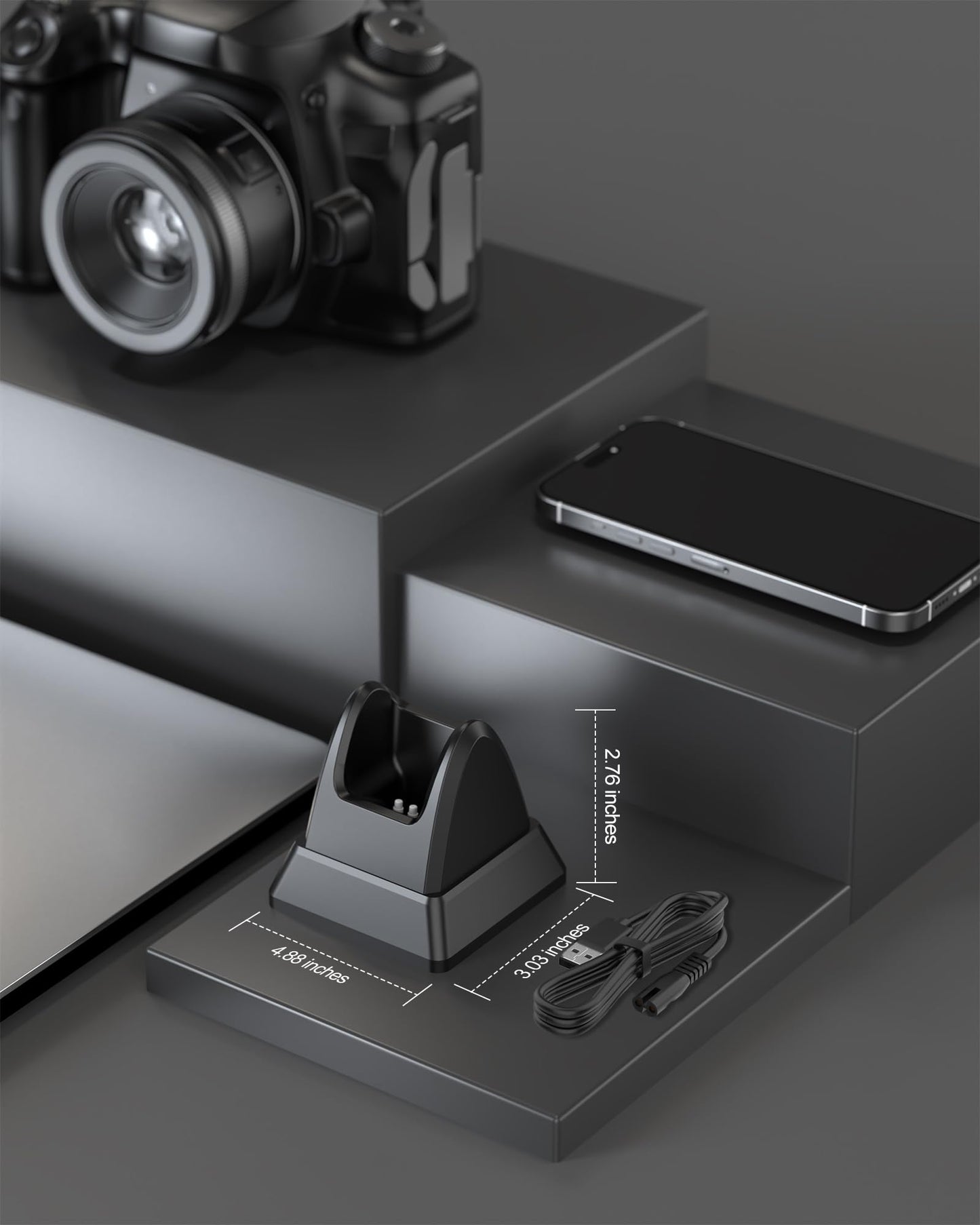 WUKUR Charging Stand for Wahl Cordless Clipper 3801, Charging Stand for Wahl Sterling and 5-Star 8148 8481 8591 81919 8504 8509 Cordless Clippers Charging Base