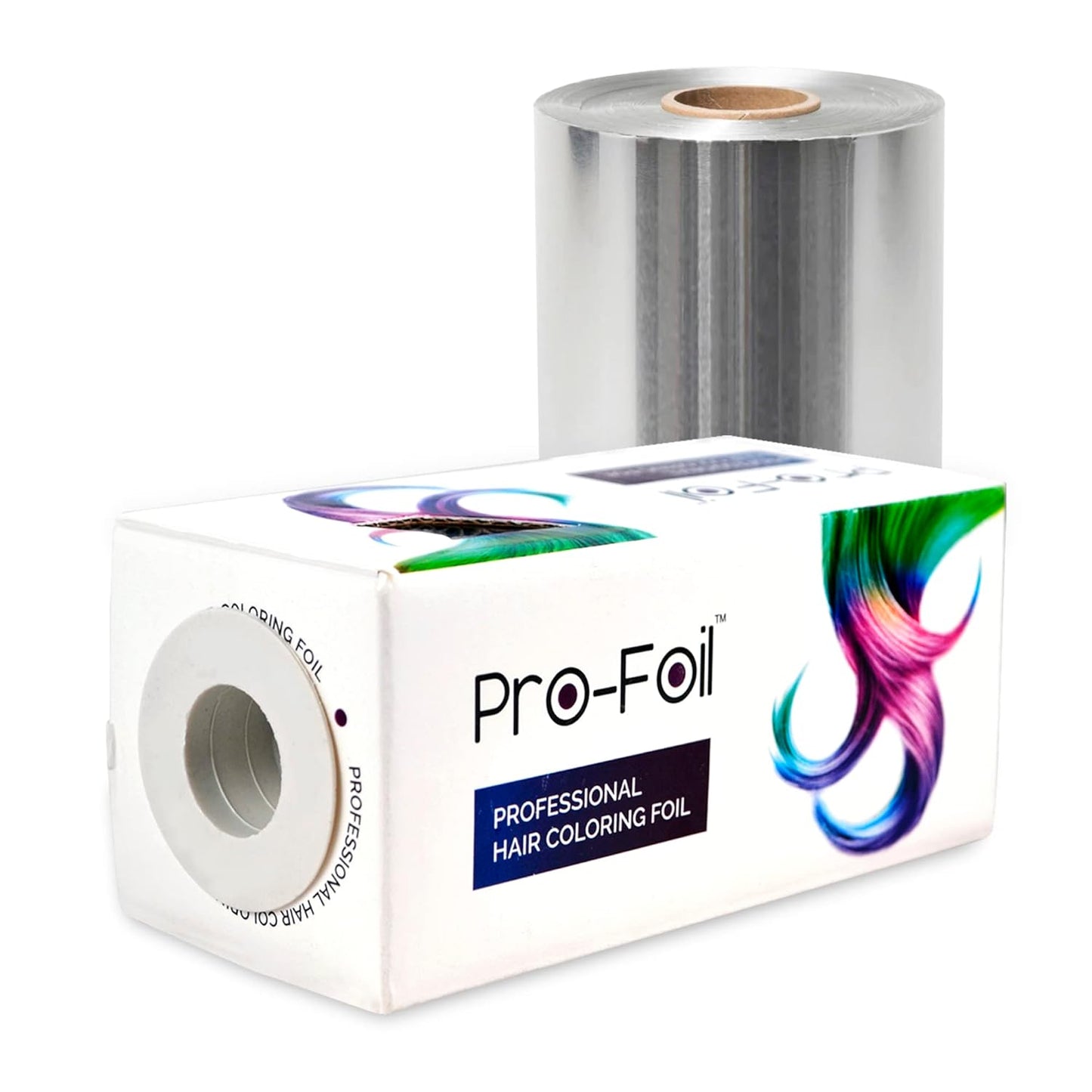 Silver Hair Highlighting Aluminum Foil Roll - 240 Ft with Inbuilt Cutter for Coloring & Styling