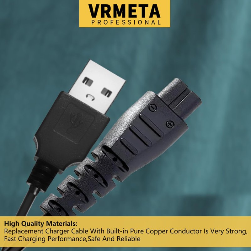 VRMETA Universal Power Charger Cord for Remington Electric Shaver and Remington XR7000 HC4250 Shaver
