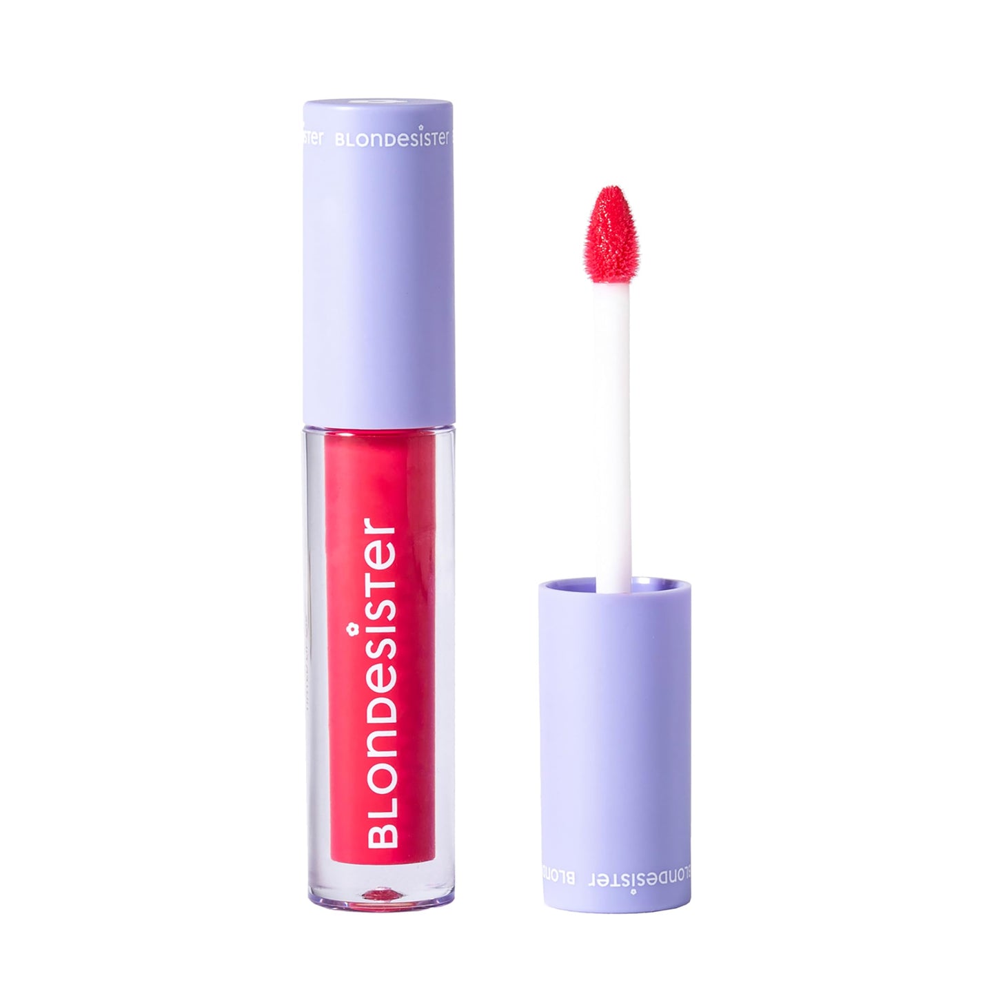 Blondesister 2-in-1 Sweet Gloss Tinted Lip Oil - Lip Oil for Women - Hydrating, Non-Sticky Formula with Light Color - 03 Cherry Pie - 0.084 oz
