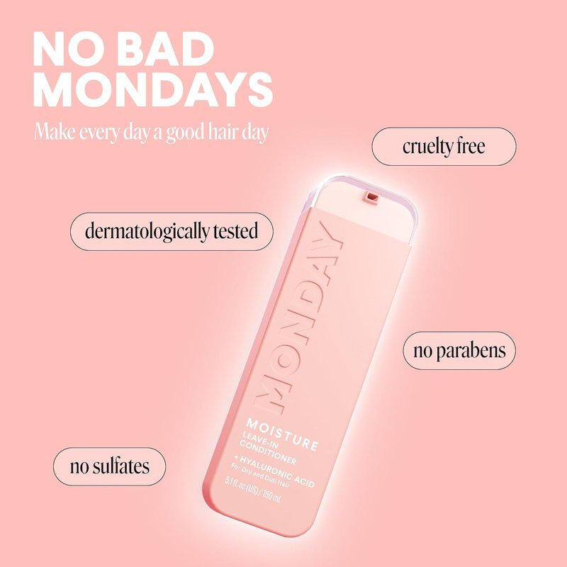 Moisture Leave-In Conditioner with Hyaluronic Acid - Nourishing Jojoba, Almond Oil & Shea Butter for Dry Hair | 150mL