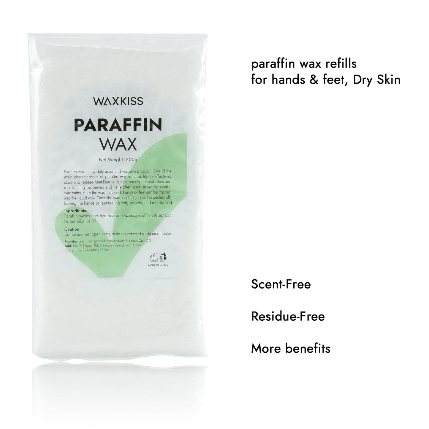 Paraffin Wax Refills for Paraffin Baths, 6 packs Unscent Paraffin Wax for Hand and Feet Hydration and Moisturizing
