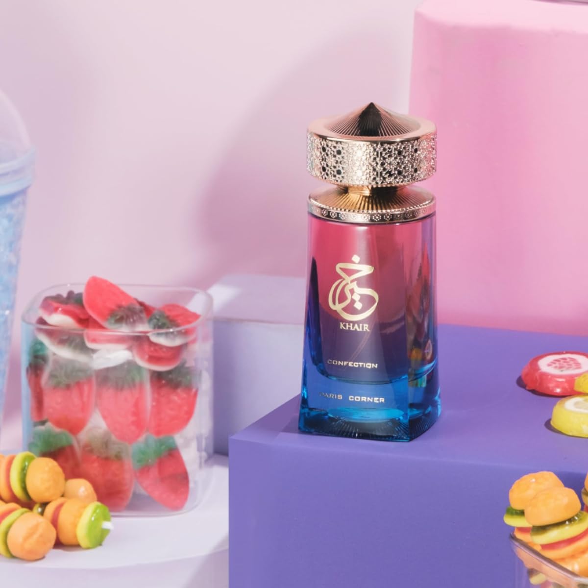 Khair Confection EDP - Sweet Candy Scented Perfume for Men & Women | 3.4 Fl Oz, Luscious Pear & Vanilla Notes