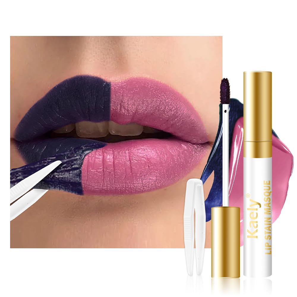 Toffee Rose Lip Stain Peel Off Masque - Long Lasting Waterproof Lip Tint | Matte Finish, Vegan, 02
