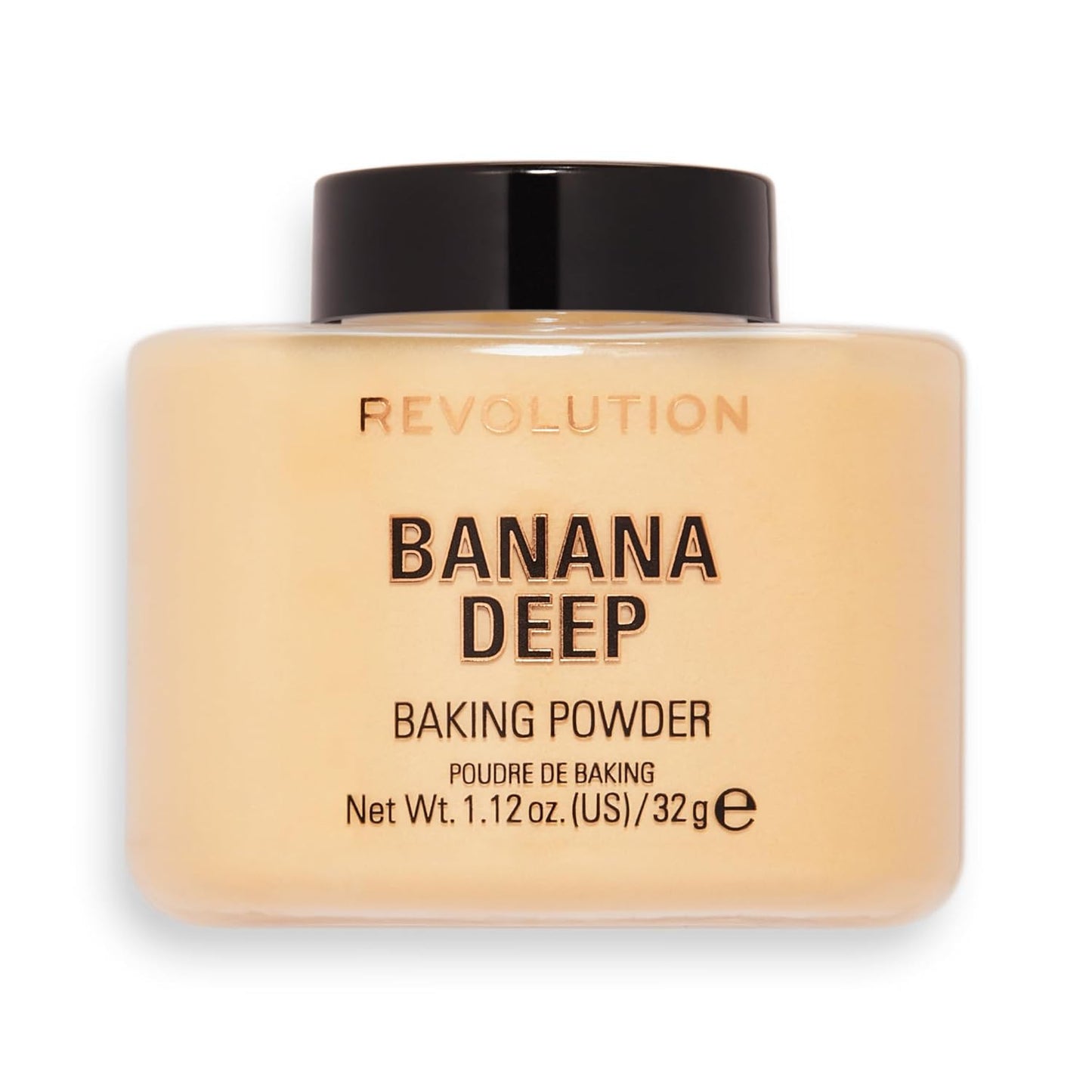 Loose Baking Powder - Long-Lasting Makeup Setting Powder for Shine Control | Banana Deep, 1.12 oz