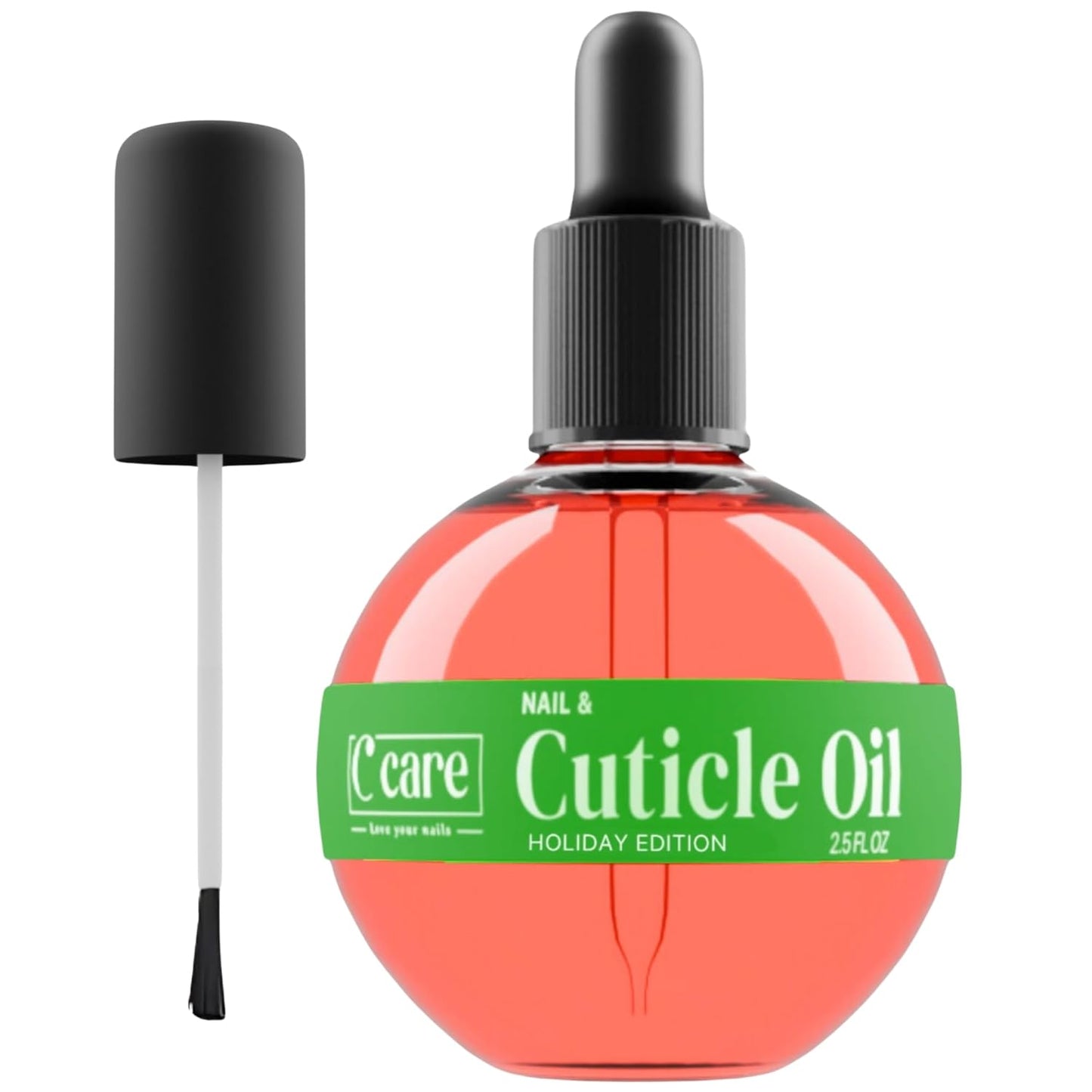 Cuticle Oil for Nails - Lavender & Chamomile Moisturizer - Strengthens & Nourishes - 2.5 oz Dropper & Brush Included
