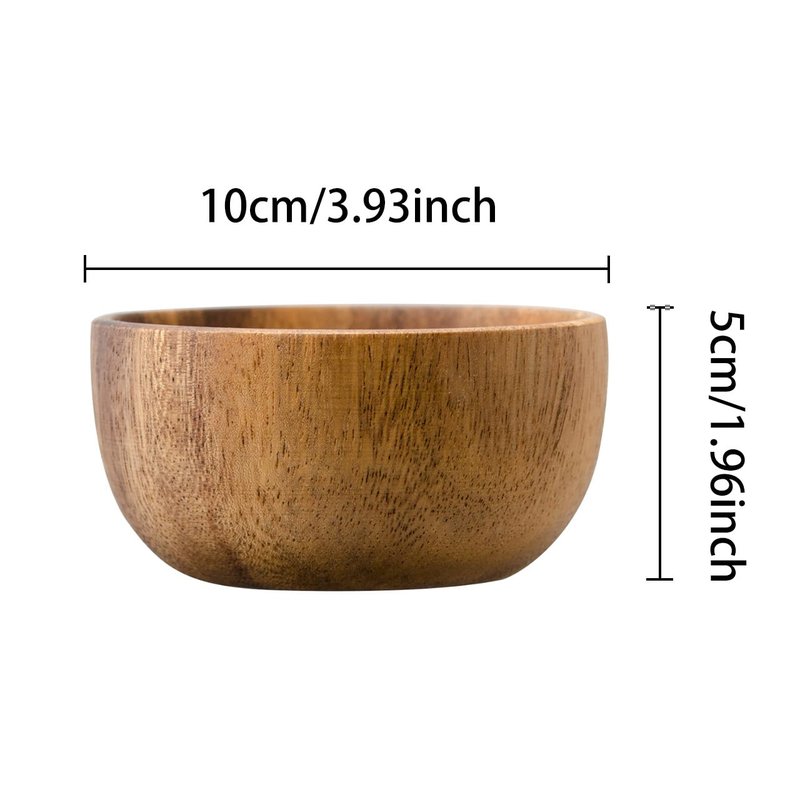 ZENGRASOIR Shaving Brush and Bowl Set Synthetic Hair Shaving Brush with Solid Wood Handle and Wooden Shaving Soap Bowl for Men Easy to Lather Fits Wet Shaving