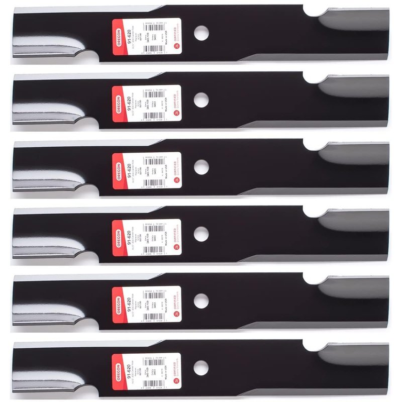 6PK Oregon 91-620 Blade for 48" Scag 48110 481706 482877 Lesco 21871 50111 Hustler 601123