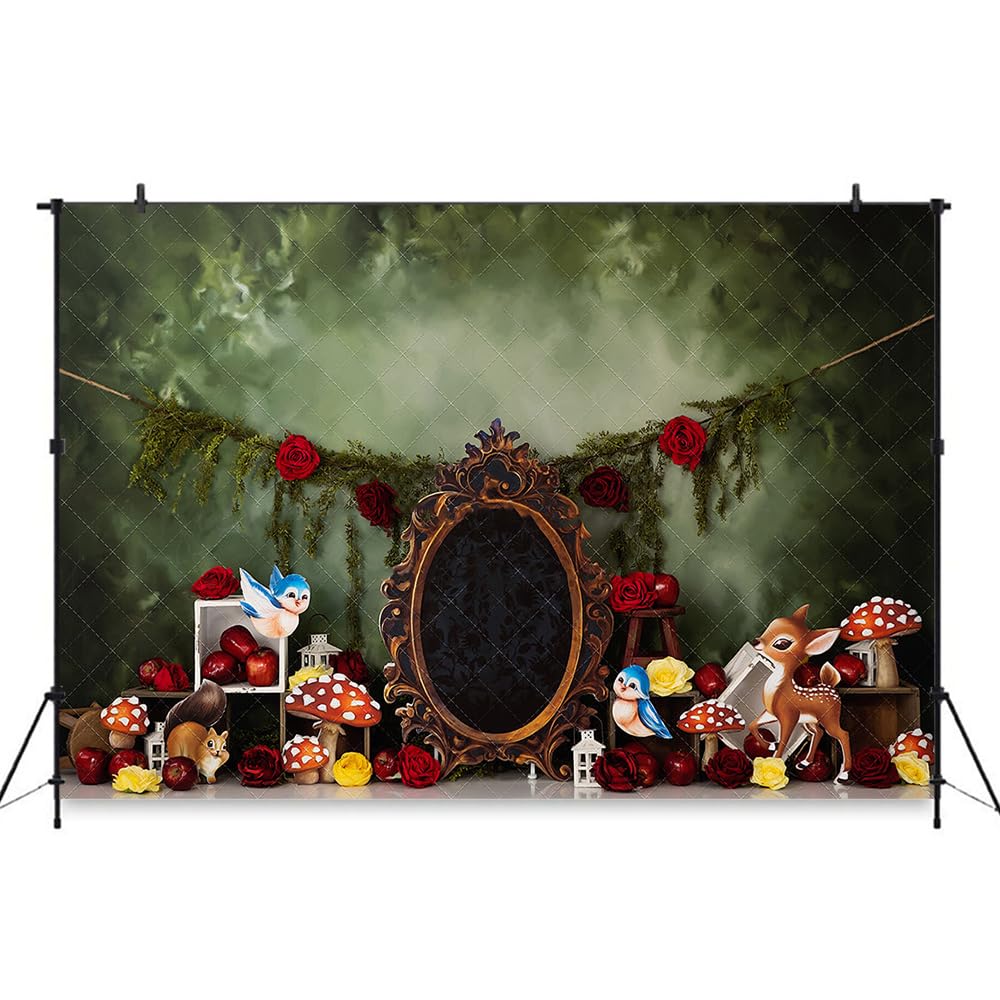 Aurolisa Snow White Princess Photo Background (Princess, 7x5ft)