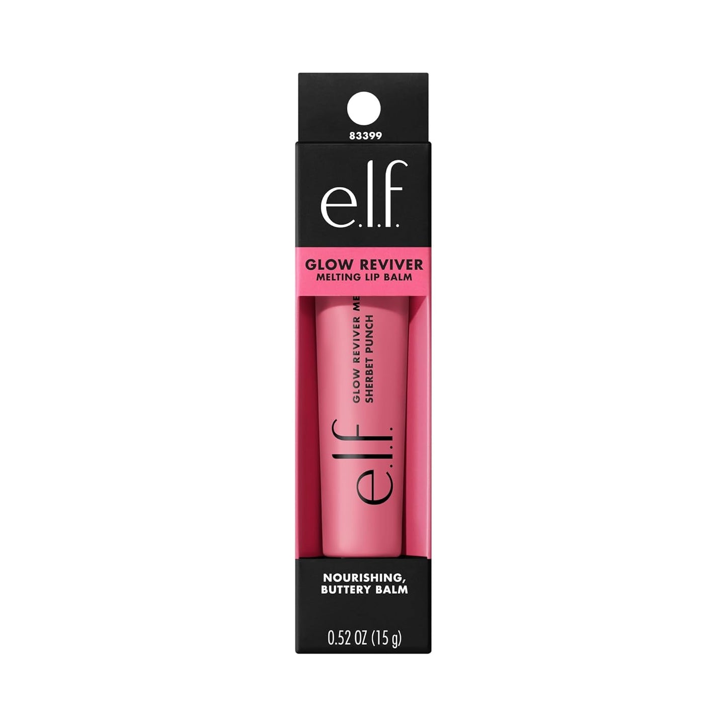 e.l.f. Glow Reviver Melting Lip Balm - Hydrating Tinted Glossy Finish | Vegan Sherbet Punch