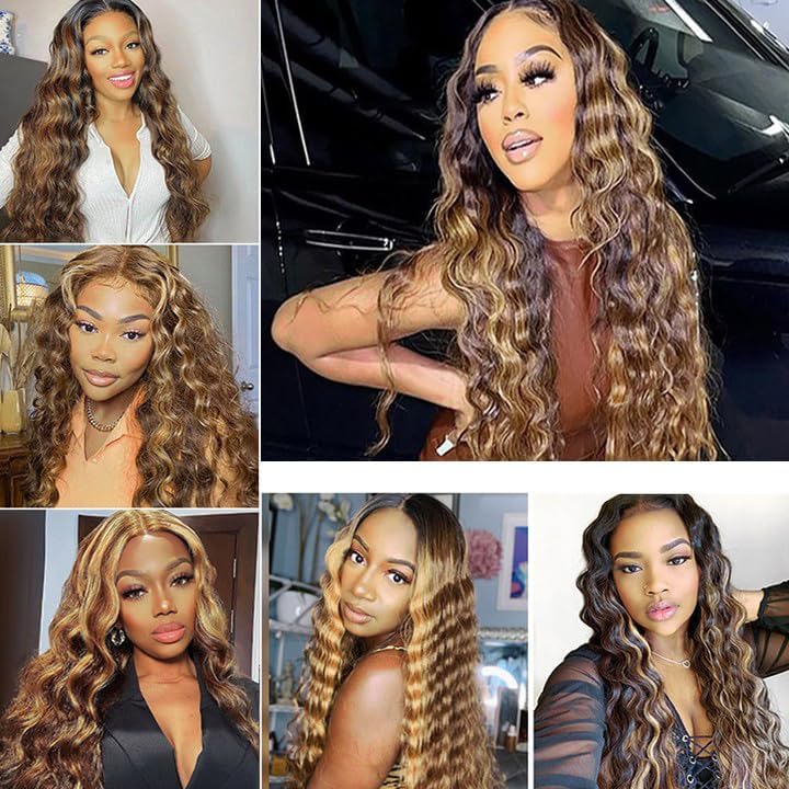 Habiliana 12A Brazilian Jerry Curly Human Hair Bundles - P1B/27 Chocolate
