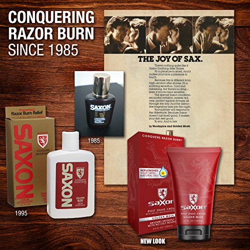 Saxon Post Shave Cream with Micro Moisturizing Beads - Woodspice