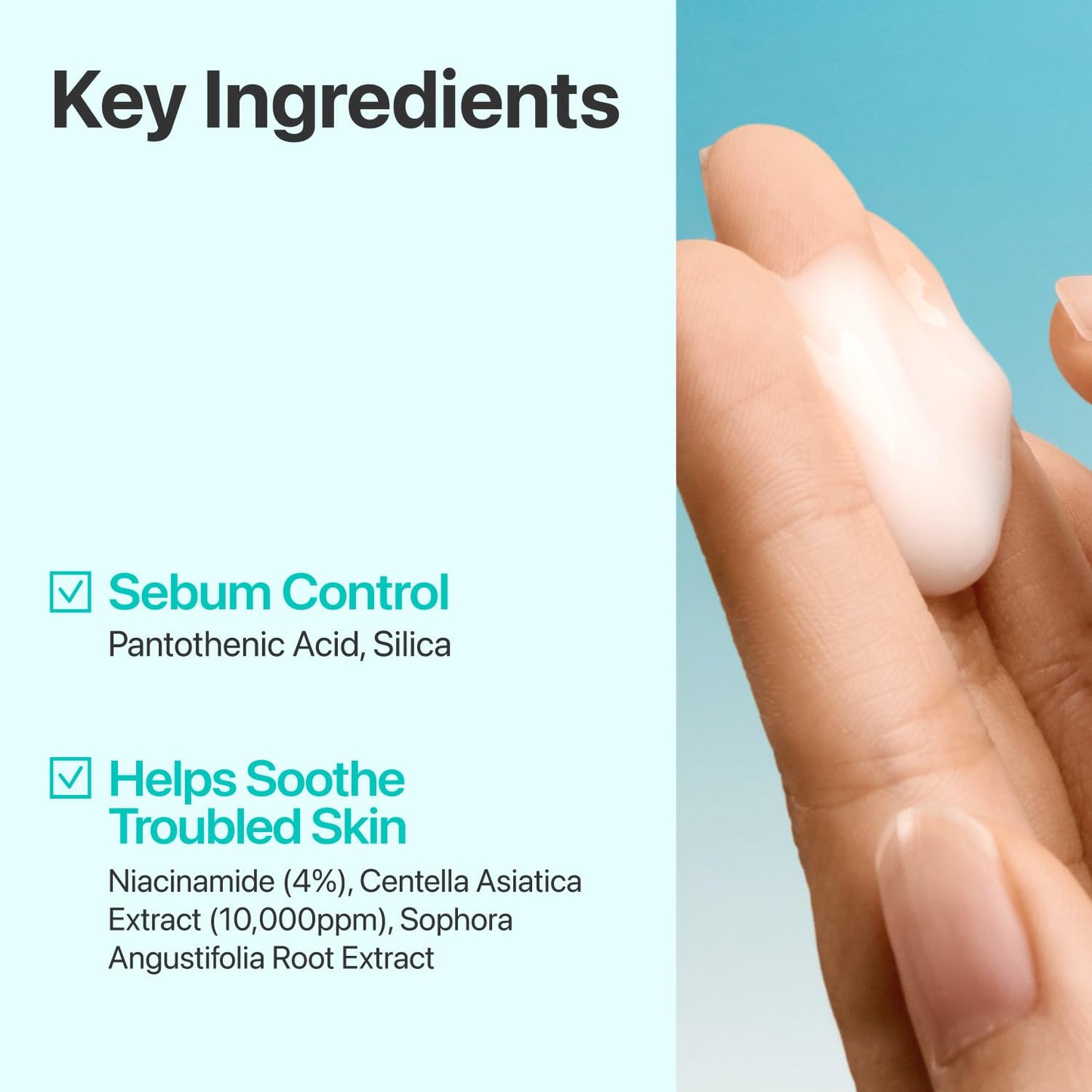 Numbuzin No.1 Pantothenic B5 Soothing Cream - Sebum Control & Skin Repair | 2.70 fl oz