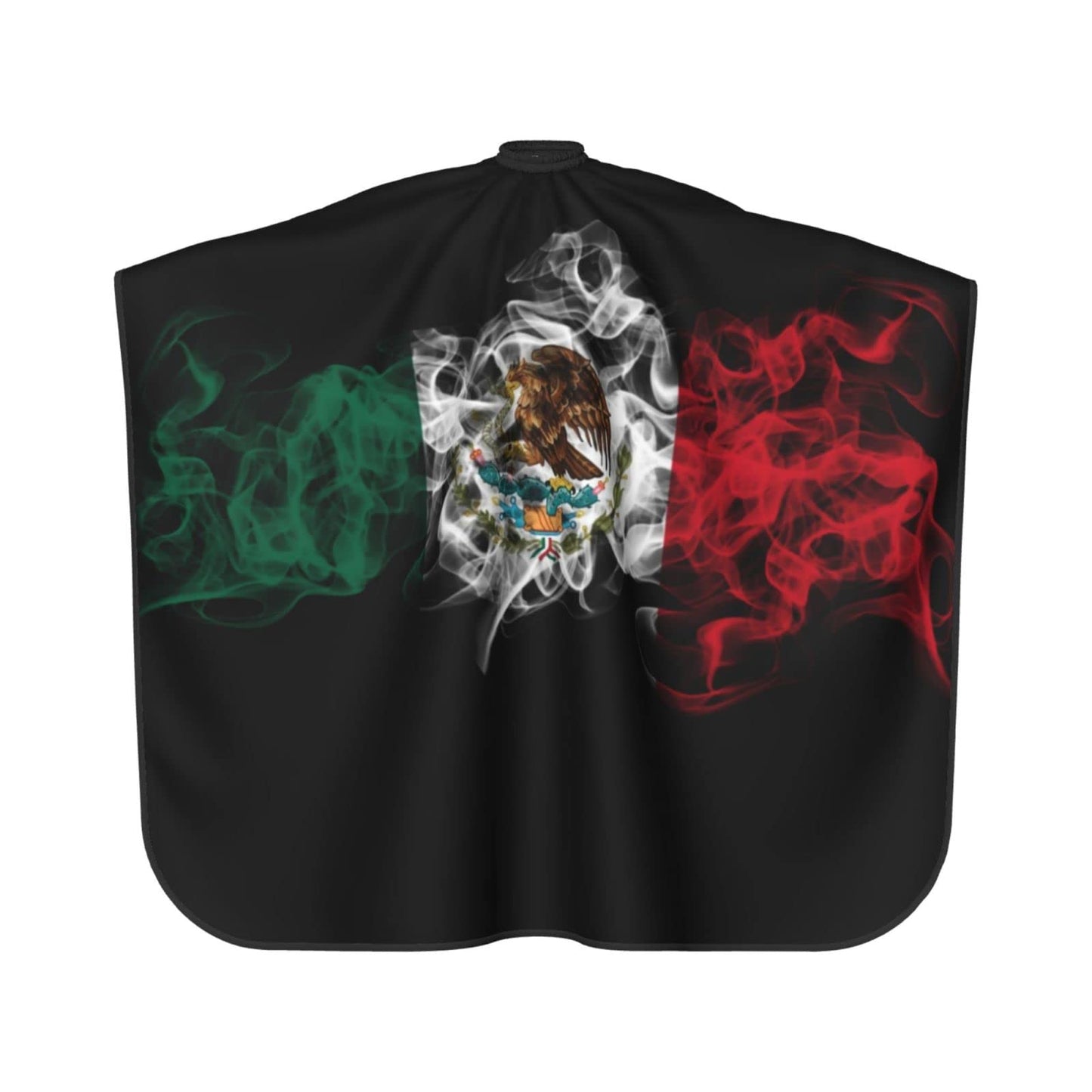 Mexico Flag Salon Barber Cape - Professional Hairdressing Waterproof Hair Cutting Cape With Adjustable Snap Closure-Haircut Apron For Hair Stylist And Home Use-55''X66''