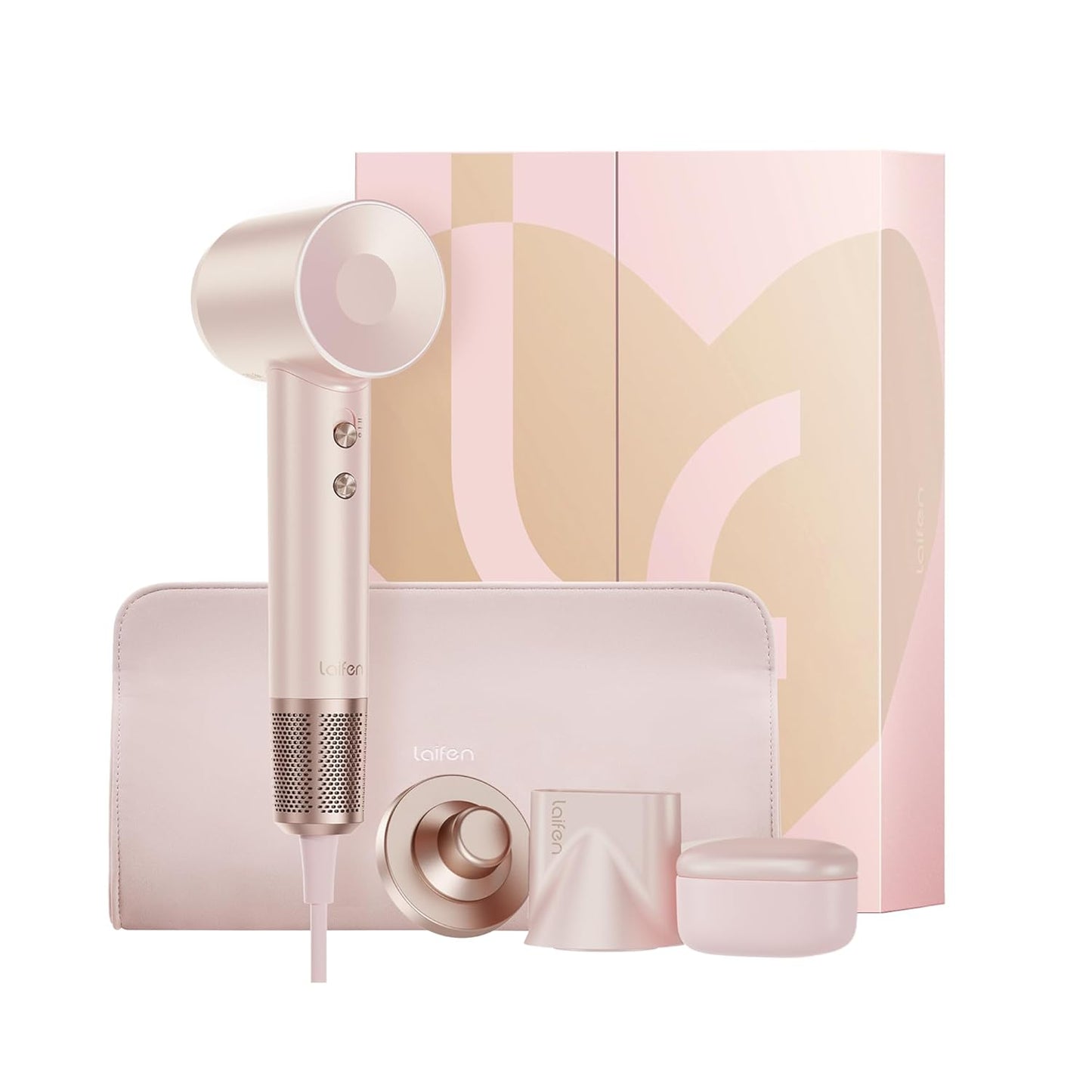 Laifen Swift Hair Dryer - High-Speed 200M Ionic Blow Dryer with Brushless Motor | Fast Drying, Low Noise, Magnetic Nozzle