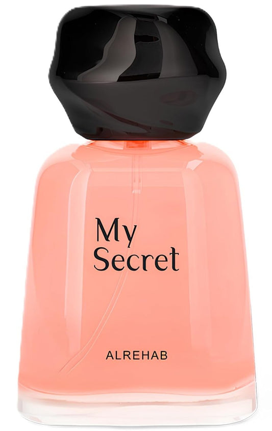 Al Rehab My Secret Eau de Parfum Spray - Fresh Floral Sweet Fragrance for Women | 3.33 Ounce (100ml)