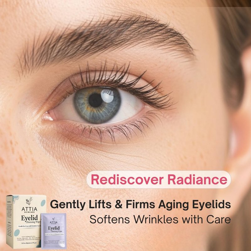 Micellar Eyelid Cleansing Wipes - Fragrance-Free Eye Care for Dry, Irritated Eyes | 30 Moisturizing Wipes