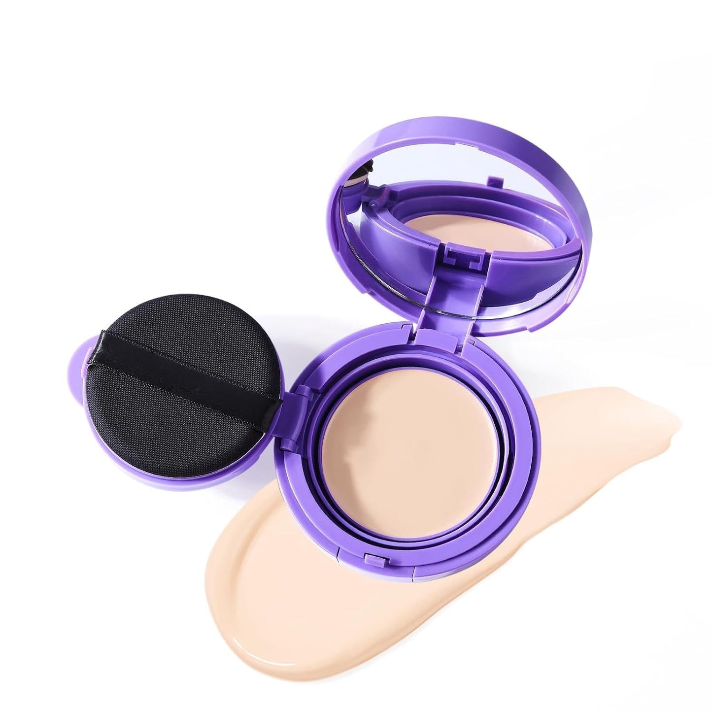 Balm Foundation for Mature Skin - Hydrating, Buildable Coverage | Blurs Fine Lines & Smooths Texture (Light, 1)