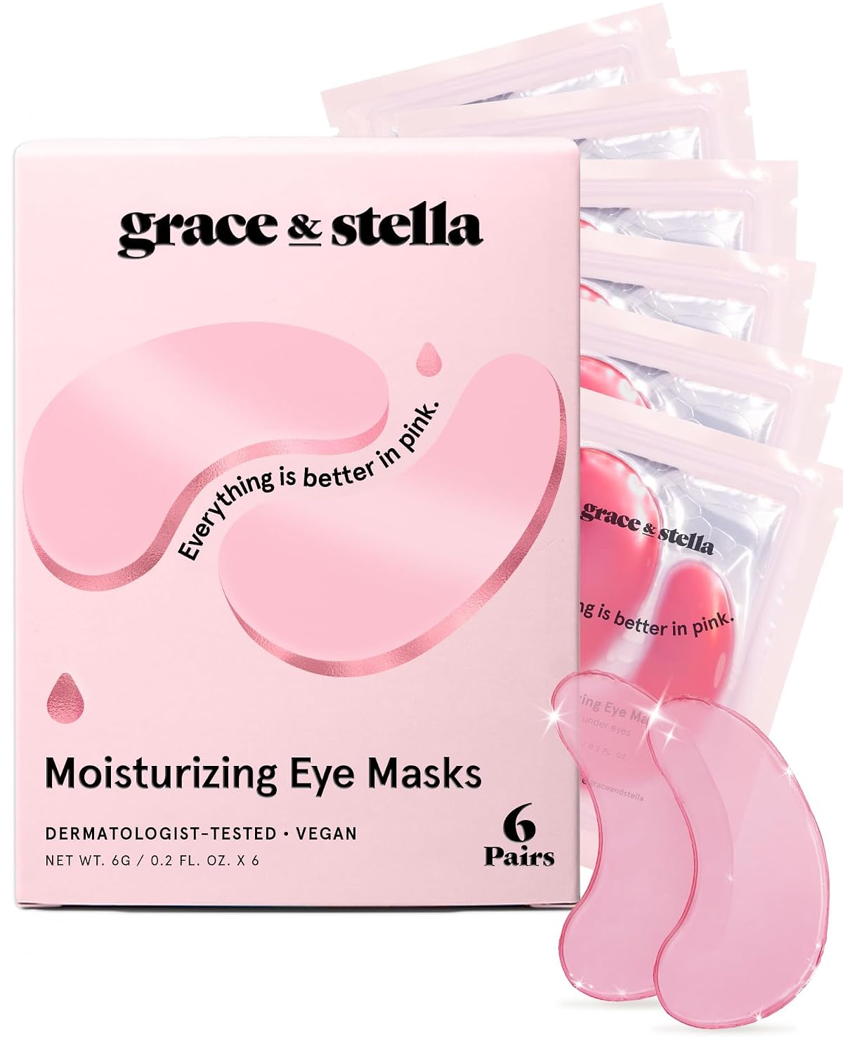 Under Eye Mask for Dark Circles & Puffy Eyes - Vegan Gel Patches | 24 Pairs, Gold