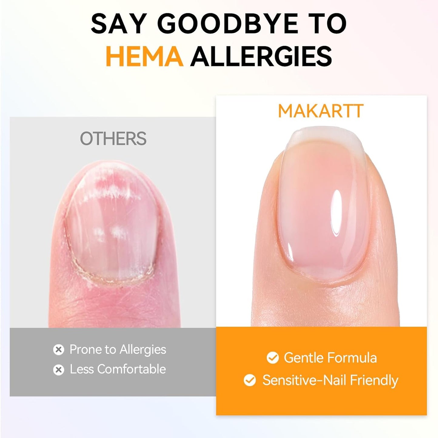 Gel Top and Base Coat Set - Hema-Free, No Wipe, Diamond-Shine | 2 PCS 15ml for Long-Lasting Nail Polish