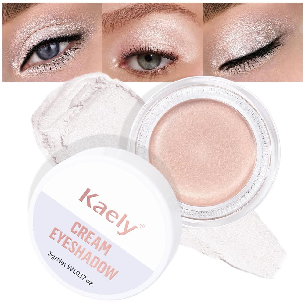 Matte Cream Eye Shadow Palette - Highly Pigmented Monochrome Colors | Waterproof & Blendable for Mature Skin